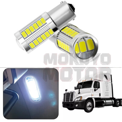 2x 1156 LED Bulbs for 2008-2017 Freightliner Cascadia Interior Sleeper Cab Light