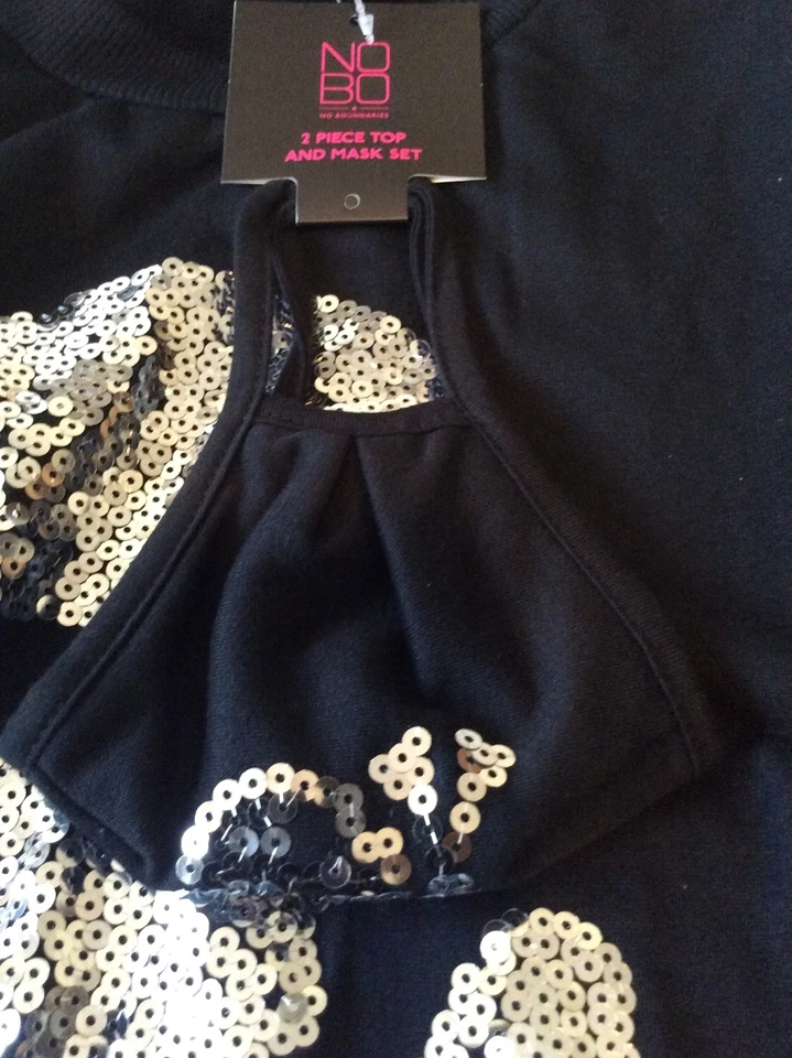 Women Designed Long Sleeve Shirt And same Designed Mask. Many Sizes Available. - Image 4 of 4