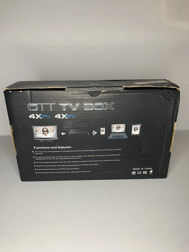OTT EKB328 RK3288 Quadcore 2GB/8GB 2.4G/5G WiFi Bluetooth Android TV - Image 2 of 4