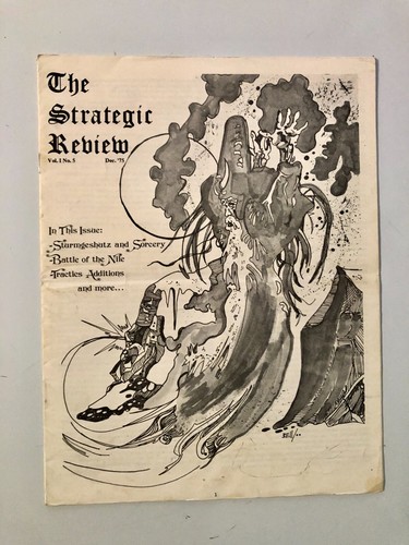 TSR The Strategic Review Magazine #5 Sturmgeshutz and Sorcery Bataille Nil 1975 - Photo 2/4