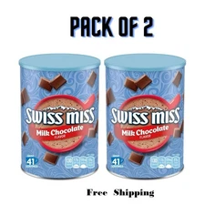 Swiss Miss Milk Chocolate Flavored Hot Cocoa Mix, 45.68 oz. Canister