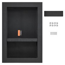 Shower Niche 16x24x4" Double Shelf Wall-inserted Shower Bathroom