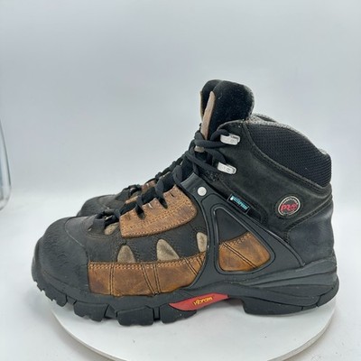 Timberland Pro Hyperion Men Size 11.5W 90646 Black Brown Waterproof Work Boot