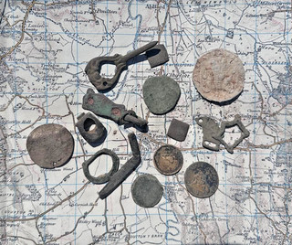 Mixed Metal Detecting Finds Job Lot | Medieval Tudor & Post Medieval Relics