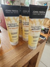 Image of John Frieda Blonde Highlight Activating Moisturising Shampoo x2 250ml sealed new
