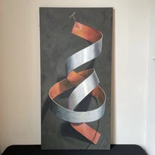 Large Oil on Canvas Artist Signed Realism Hyperrealism Photorealism Still Life