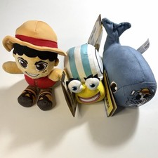 One Piece Plush Lot - Luffy Transponder Whale Nwt Netflix Official One Piece Plush Lot - Luffy Transponder Whale Nwt Netflix Official