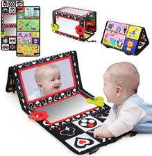 LEADSTAR Jouet Bébé 618 MoisMiroir Bebe Eveil Montessori Noir et Blanc Jouet