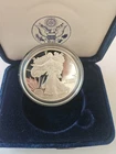 2008 W US Mint Proof American 1oz Silver Eagle .999 Bullion Coin w/ Box COA