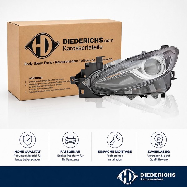 Hauptscheinwerfer Links Diederichs 5620083 FÜR Mazda Frontscheinwerfer-image