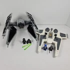LEGO 75348 Star Wars: Mandalorian Fang Fighter vs Tie Interceptor Assembled Set