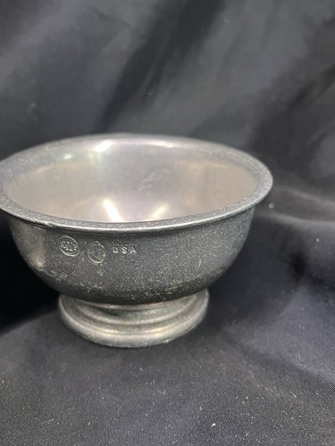 Vintage WRP Wilton Armetale (3) ice cream, fruit dishes -small Pewter Bowls Cups - Picture 5 of 9