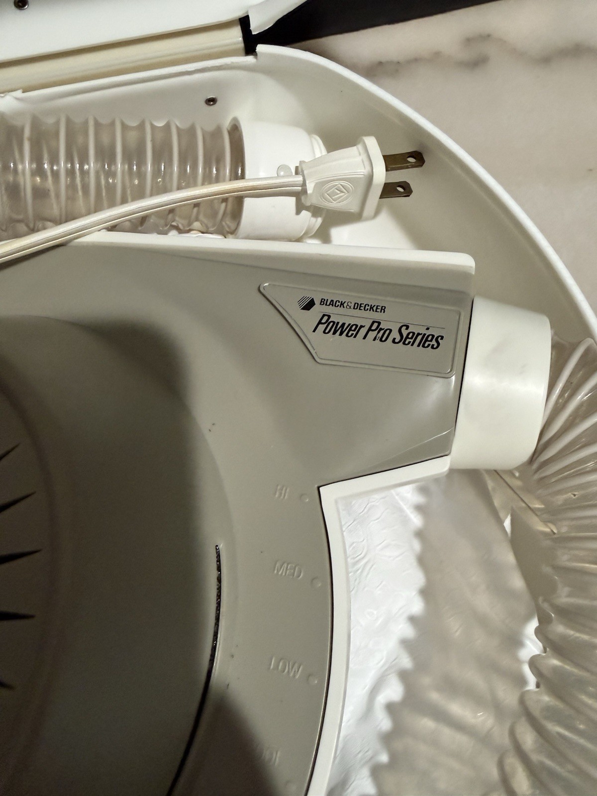 Vintage Black & Decker Portable Soft Bonnet Hair Dryer & Case WORKS