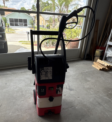 #ad Clean Force CF1800HD Cold Water Pressure Washer 1800 PSI 1.5 GPM Wheeled $75.00