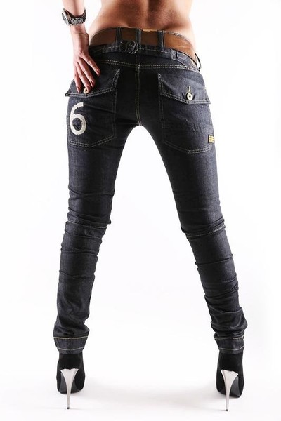 Women G-Star Raw Jeans Navy Cotton W26