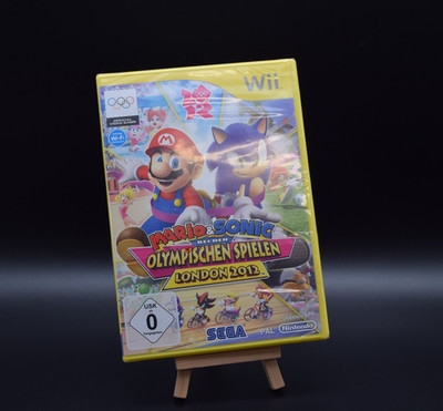 Mario & Sonic London 2012 Wii OVP Sealed Nintendo Wii Spiel Party Sport - Neu