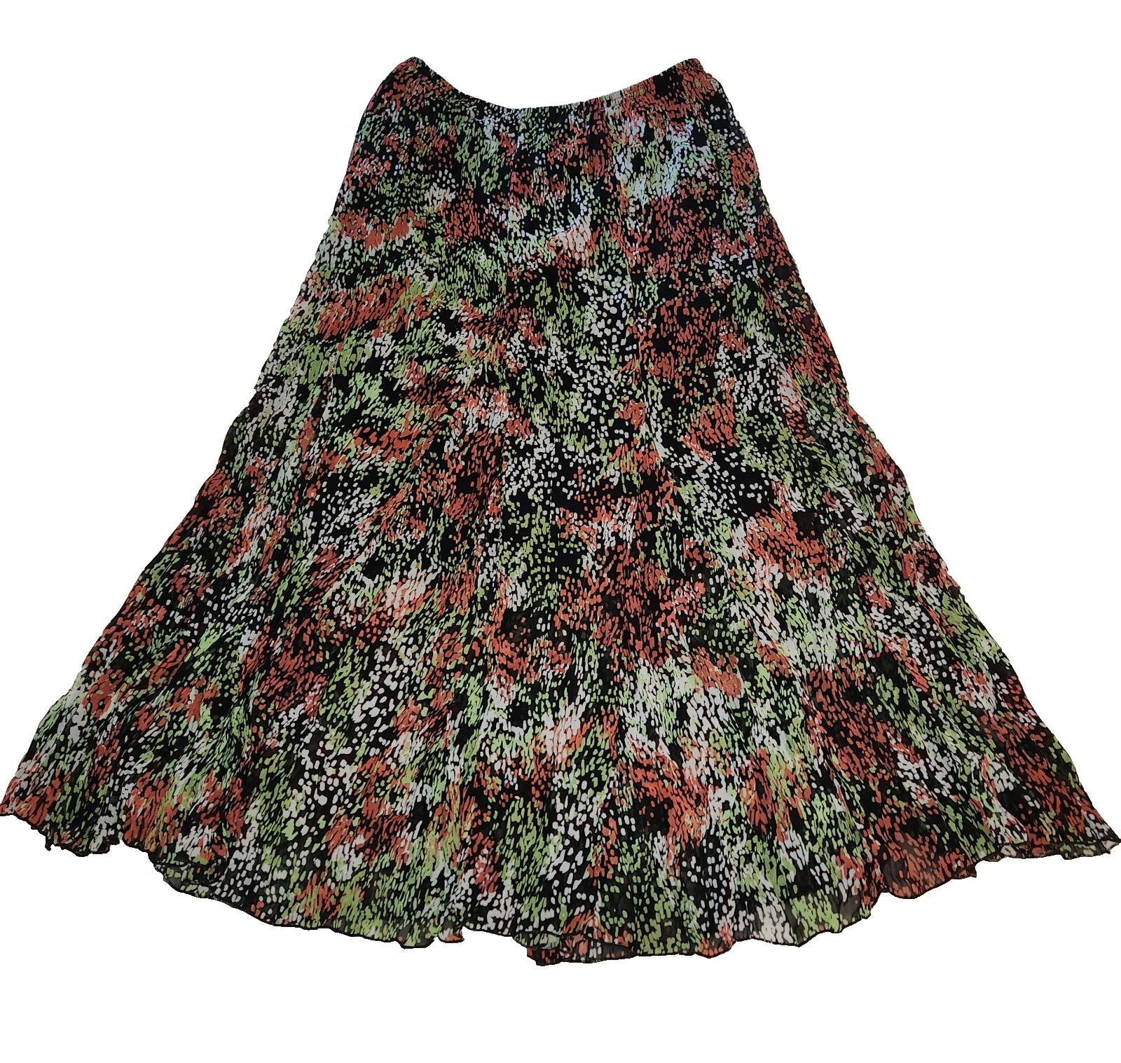 Rafael Abstract Print Broomstick Maxi Skirt Boho … - image 5