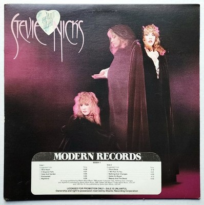 STEVIE NICKS - THE WILD HEART LP 1983 (MODERN RECORDS) 7 90084-1 STEREO PROMO