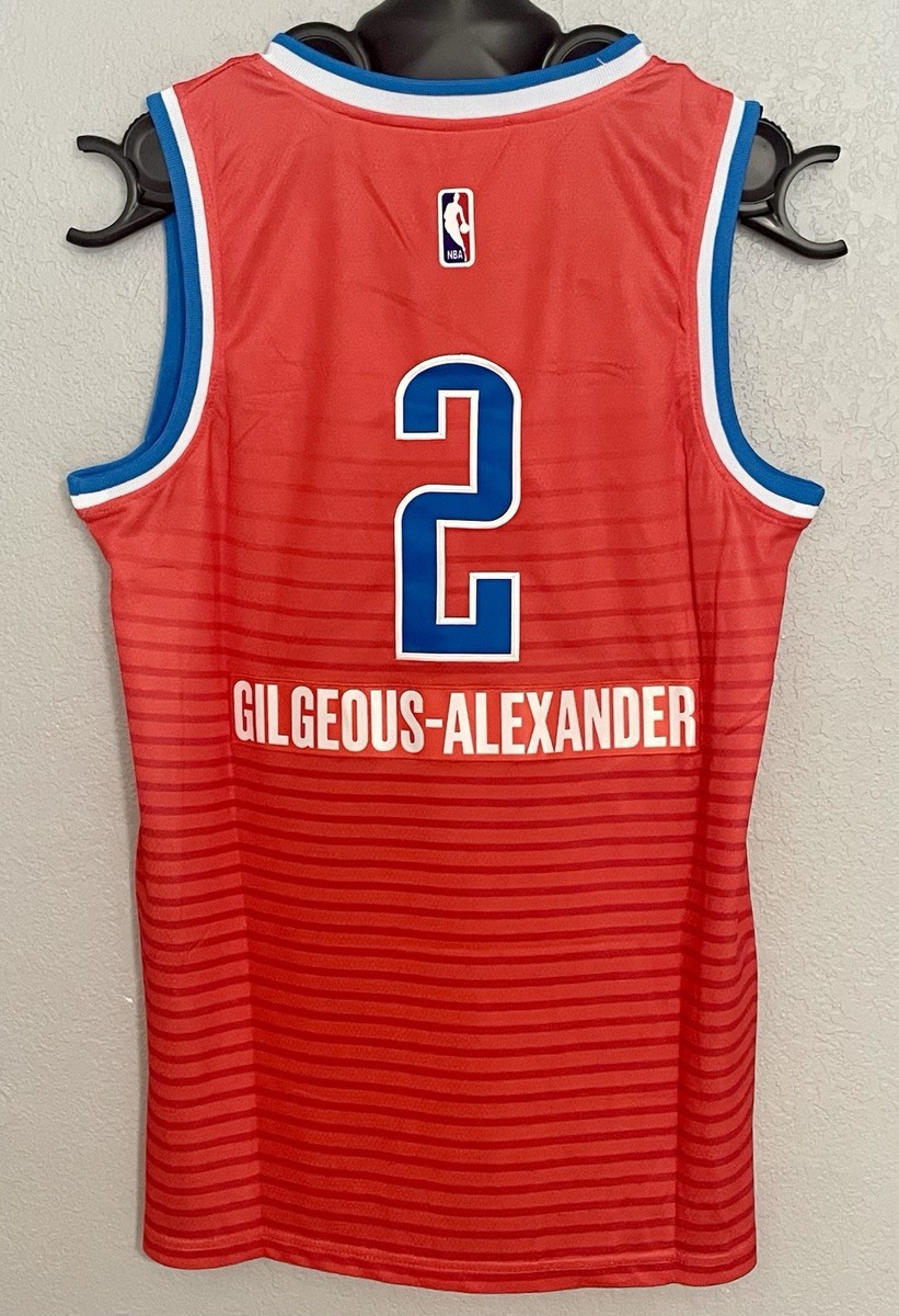Gilgeous-Alexander ユニフォーム オレンジM Autographed Oklahoma City Thunder Shai Gilgeous-Alexander