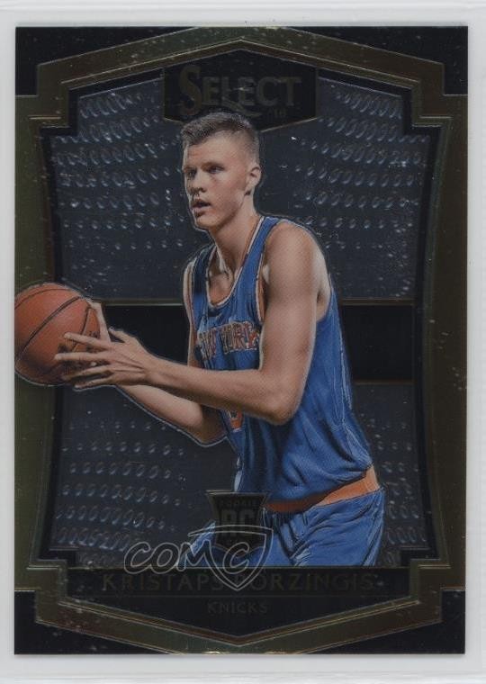 2015-16 Panini Select Premier Level Kristaps Porzingis #196 Rookie RC 01ur