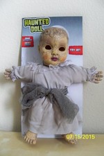 SPOOKY HAUNTED 15" DOLL WITH SOUND HAUNTED HOUSE PROP DECORATION MR122608