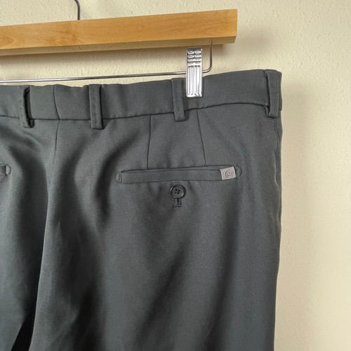 Peter Millar Men’s Pants Size 36x32 Charcoal Gray Performance Dress Polyester - Picture 5 of 9