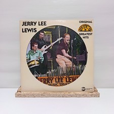 Jerry Lee Lewis greatest hits vinyl record picture disc VG+/VG+ RNDF 255
