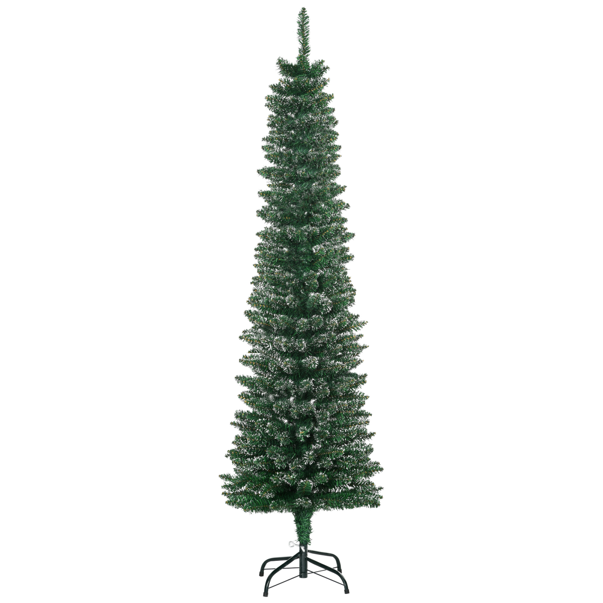 Rackhams Green 6Ft Artificial Snow Dipped Christmas Tree Home Indoor Decoration - Image 2