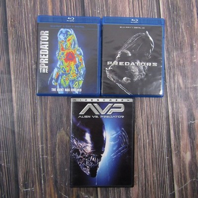 Predator Movie Bundle The Predator Predators AVP Alien vs Predator Blu-ray DVD