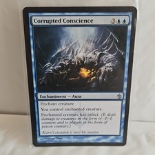 Magic: The Gathering Corrupted Conscience Blue Mirrodin Besieged Regular