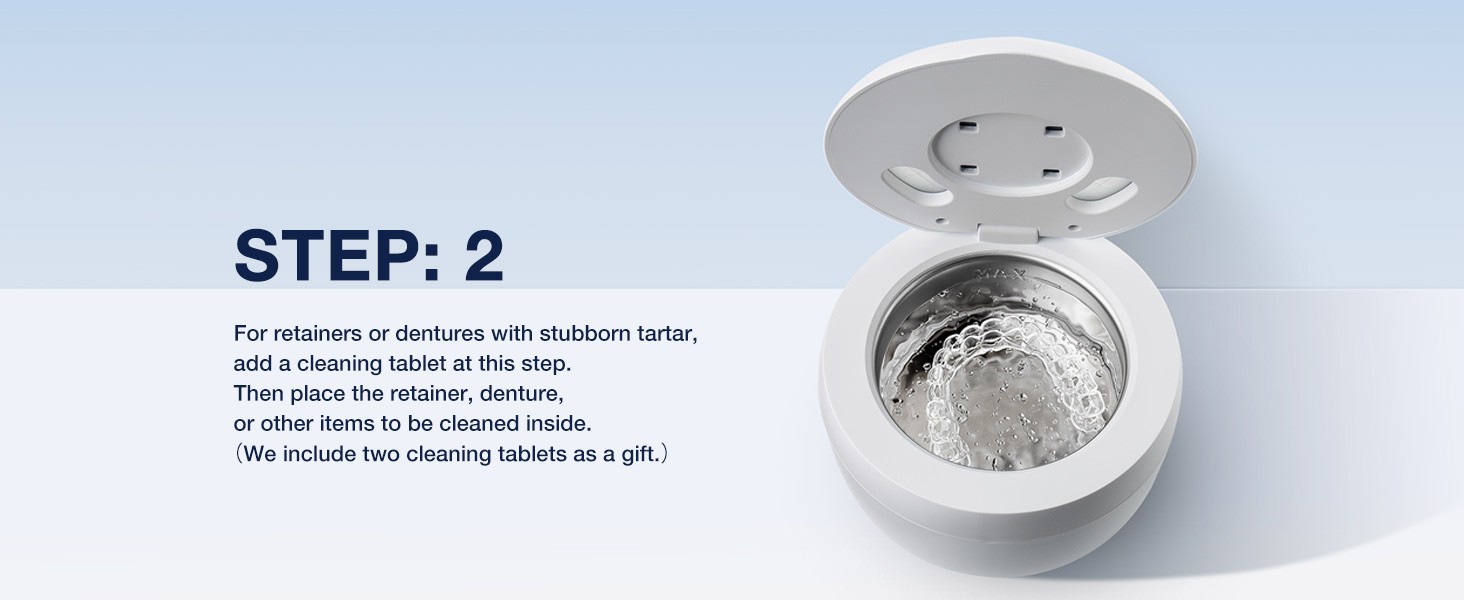 Ultrasonic Retainer Cleaning Machine 4 Modes 45kHz Digital Timer