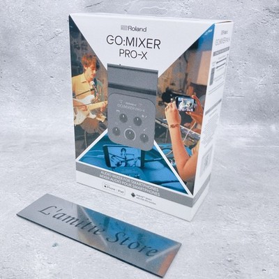 ROLAND GO MIXER PRO-X Black Audio Portable Smartphone Studio Palm Size PROX New