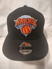 🔥New York Knicks NBA Basketball Black New Era 59Fifty Adjustable 