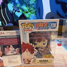 Funko Pop! Animation Gaara #728 Hot Topic Exclusive Autographed JSA Cert
