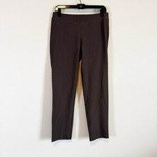 NWT Eileen Fisher Slim Ankle in Rye Washable Stretch Crepe Pull-on Pants Size S