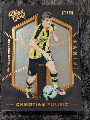 2016-17 Panini Black Gold Bronze Christian Pulisic /99 Rookie Dortmund Soccer