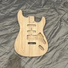Swamp Ash 2 pieces Body S-Style SSH Style, Unfinished 4lbs 2oz