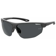 Under Armour Men's 71mm Grey Sunglasses UA0002GS-0KB7-71