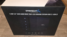 SABRENT 5-Bay USB-C 10Gbps 3.5in Hard Drive Enclosure DAS Dock DS-SC5B --used