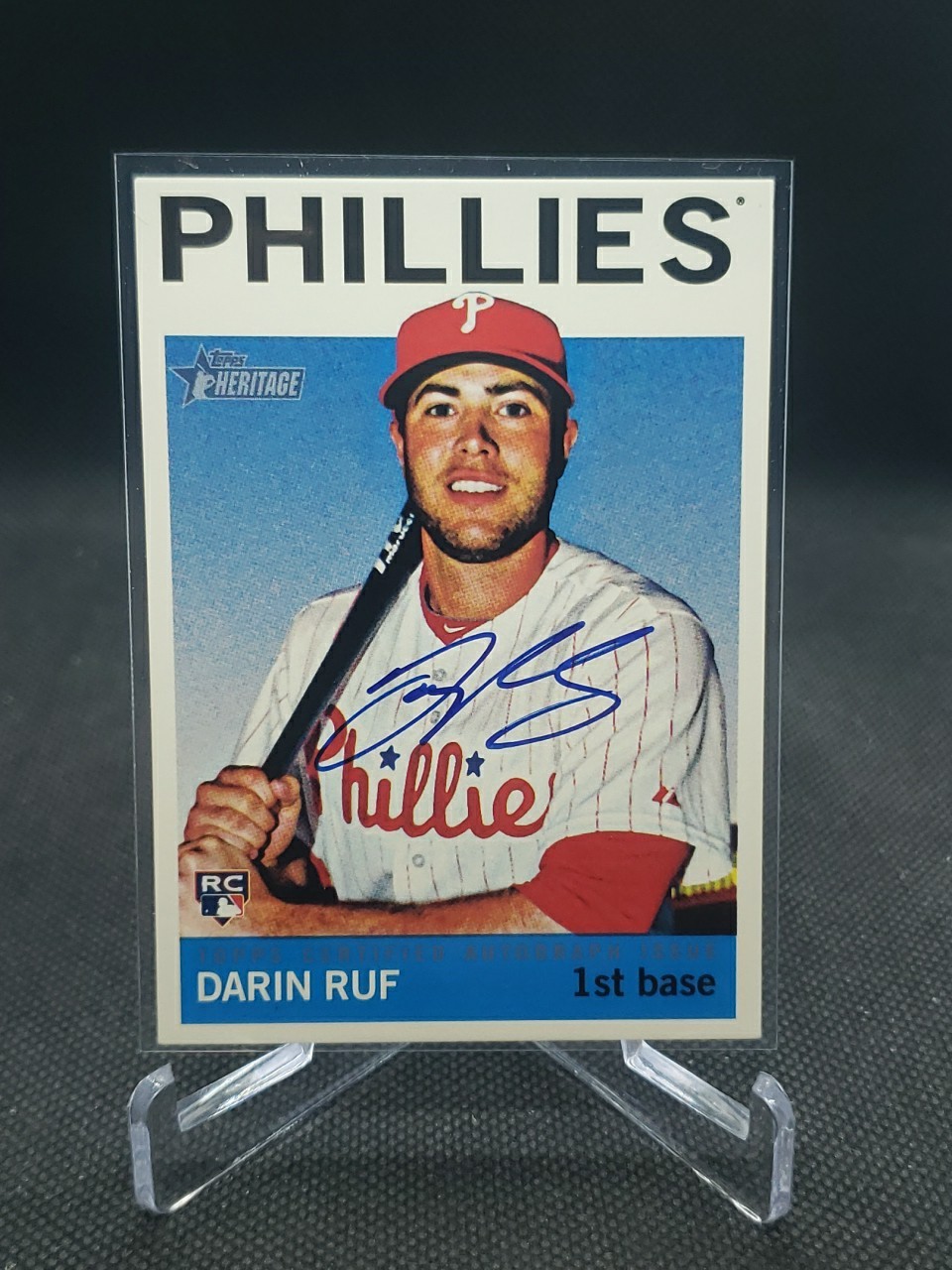 Darin Ruf 2013 Topps Heritage High Number Real One Auto ROA-DR