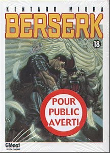 GLENAT Berserk  (French) 18 by Kentaro Miura 2017