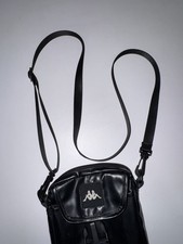 Borsa a tracolla unisex Kappa con logo nero