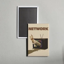 Network Mini Movie Poster Fridge Locker Magnet