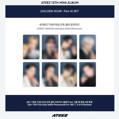 ATEEZ GOLDEN HOUR PART 4 TOKTOQ SHOP POB PRE-ORDER PHOTOCARD ONLY