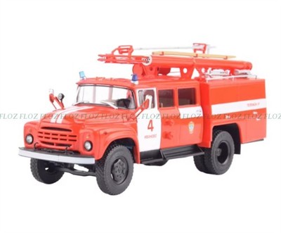 Modimio Soviet Zil ANR-127B (130) fire truck 1:43 Truck Pre-built Model Display