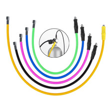 Scuba Diving Regulator Hose 75cm 95cm for Double Layer Aramid Nylon Black Pink
