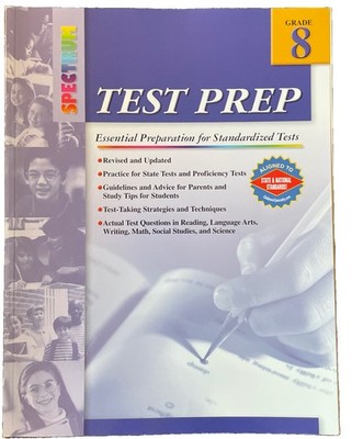 Test Prep: Grade 8, Spectrum Test Prep Grade 8