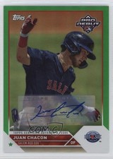 2023 Topps Pro Debut Green Foil Auto /99 Juan Chacon #PD-31 Auto 1ot1