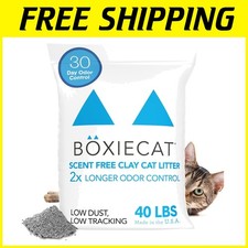 Boxie Unscented Long-Lasting Cat Litter 40 lb