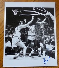 DICK BARNETT HOF  signed auto 8x10 Photo New York Knicks deceased 2025